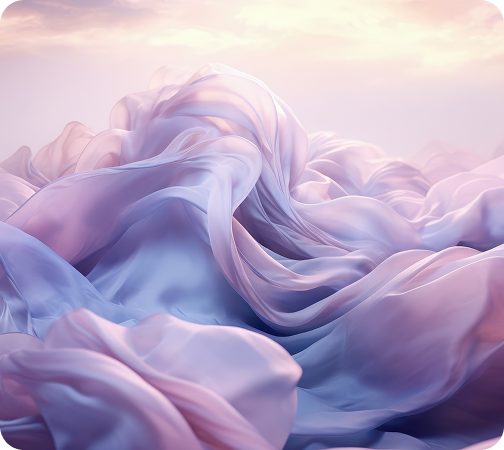 Pink flowers in space